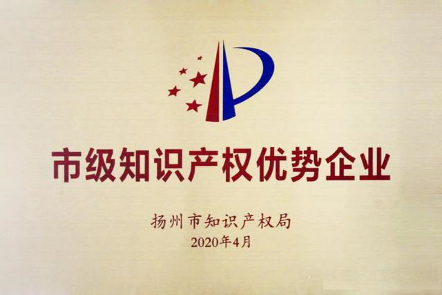 揚(yáng)州市知識產(chǎn)權(quán)優(yōu)勢企業(yè).png